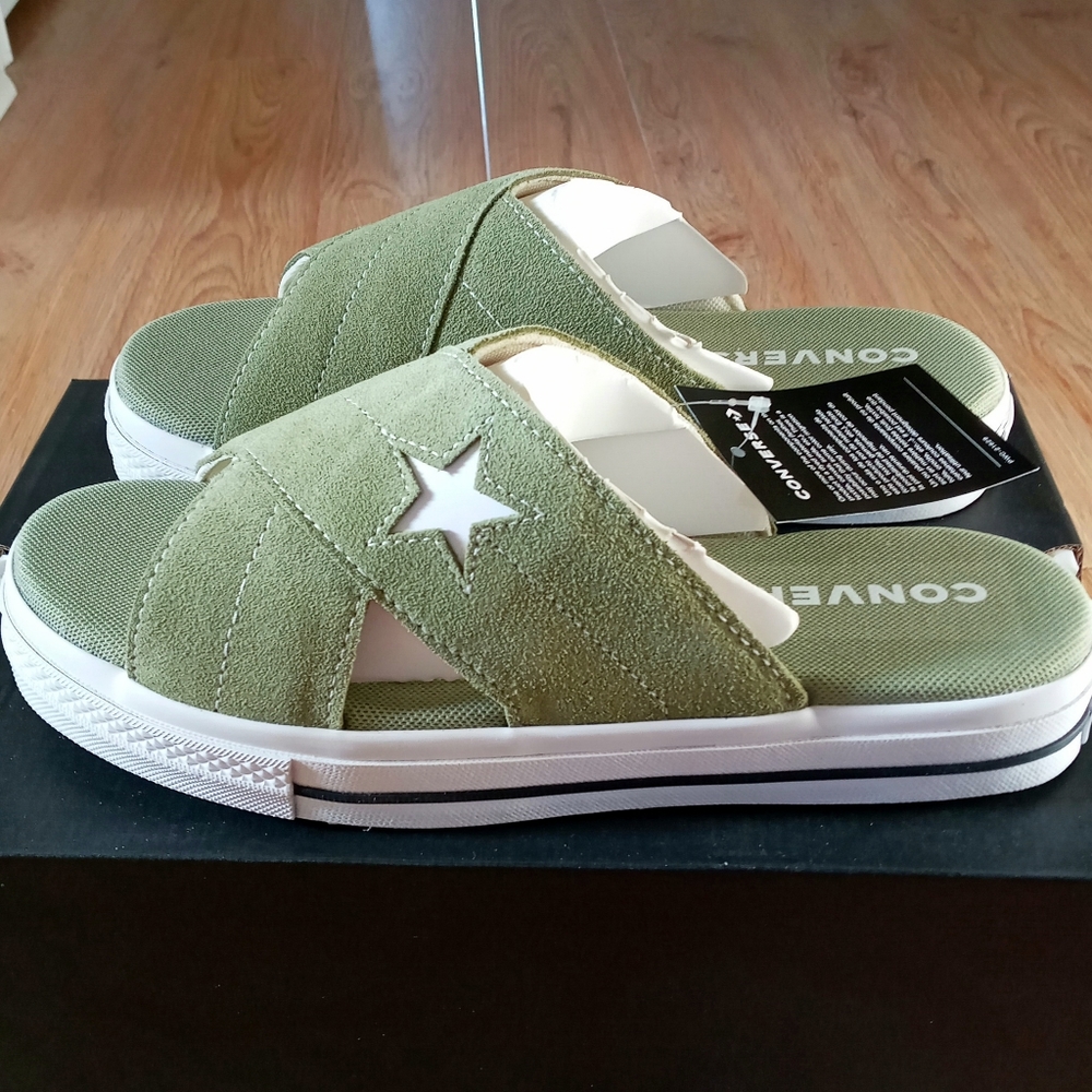 🔥Brand New Converse One Star Suede Sandals
